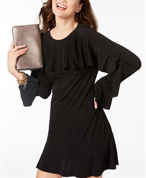 michael michael kors flounce trim a line dress|Michael kors a line dresses + FREE SHIPPING .